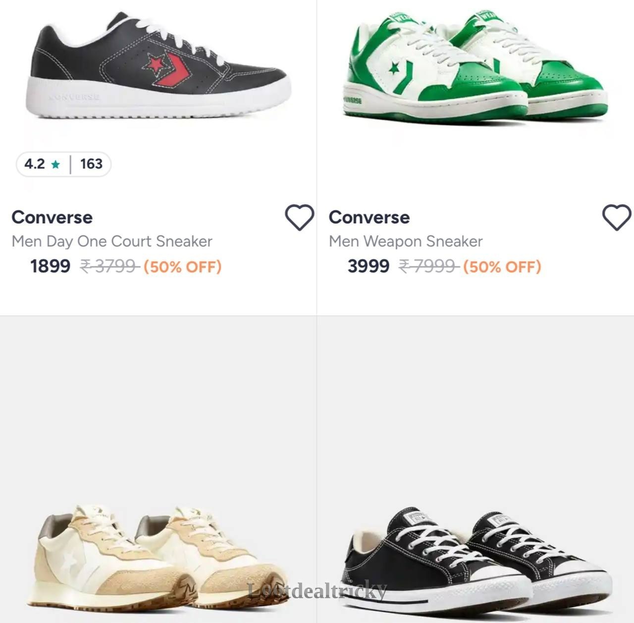 Converse Shoe 60 – Huge Discount Get 60% OFF Today