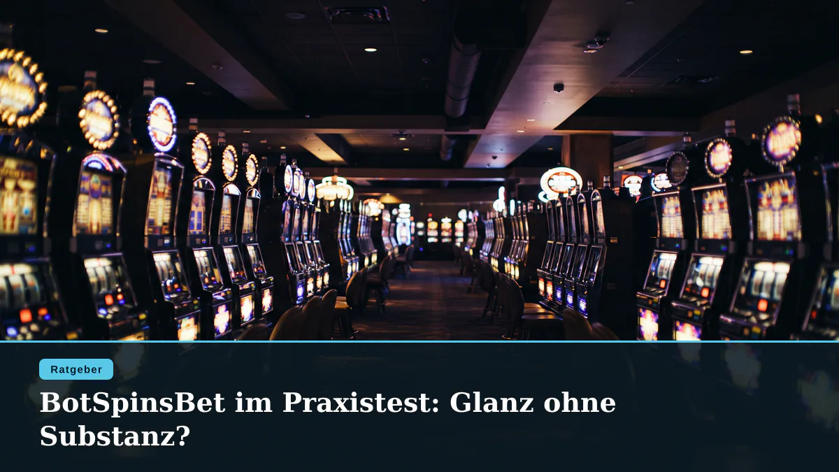 BotSpinsBet im Praxistest: Glanz ohne Substanz?
