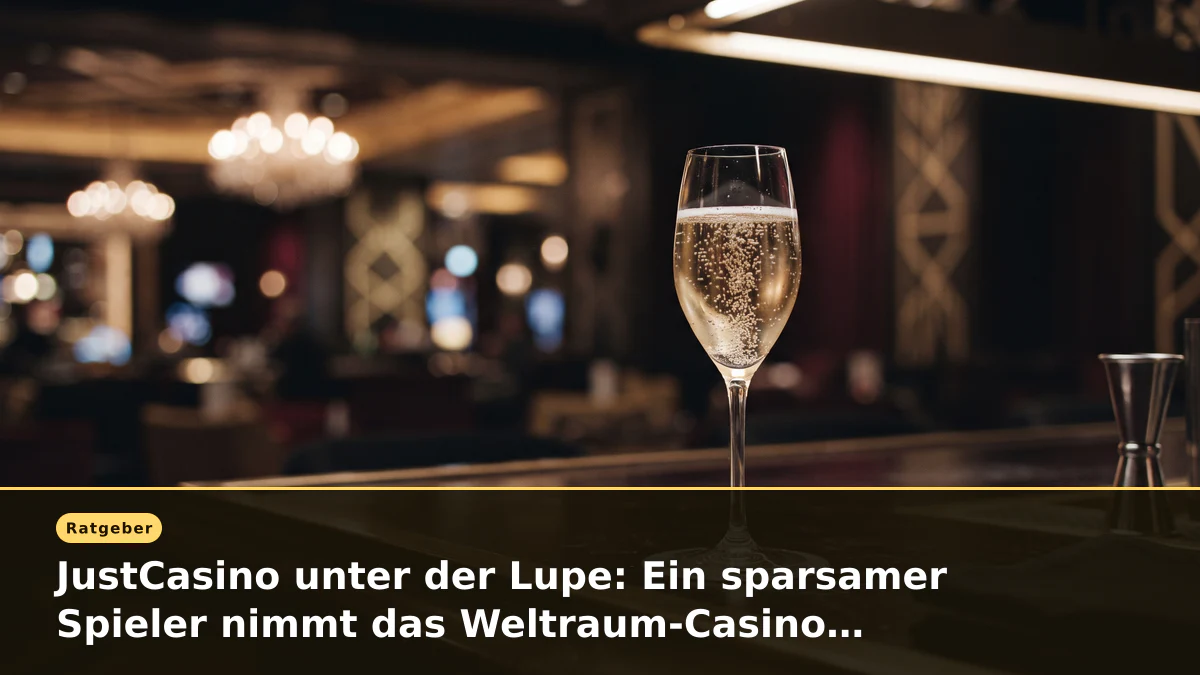 JustCasino unter der Lupe: Ein sparsamer Spieler nimmt das Weltraum-Casino auseinander