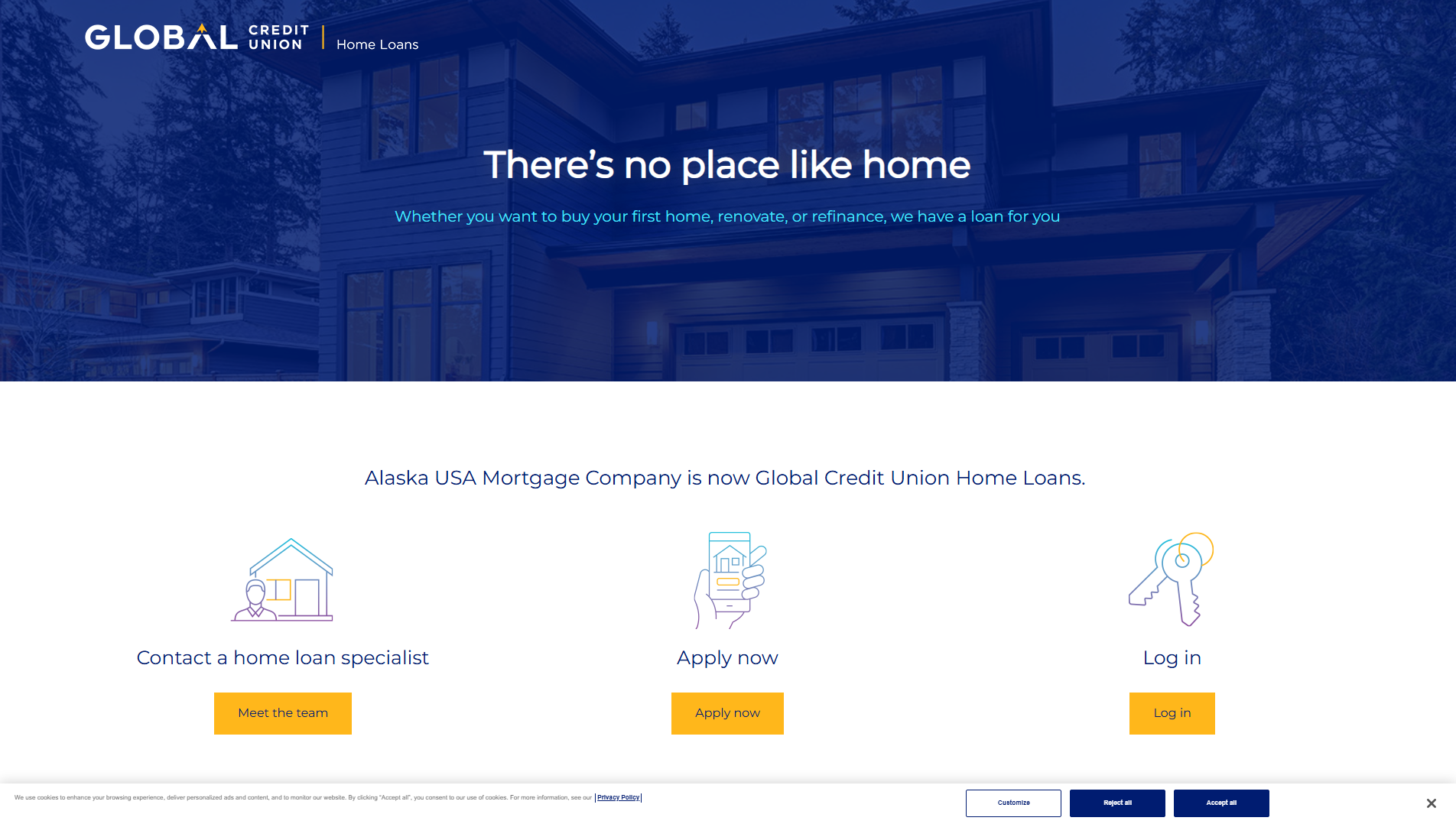 Screenshot of gcuhome.com