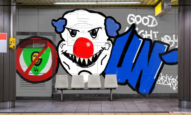 Graffiti artwork by vandald