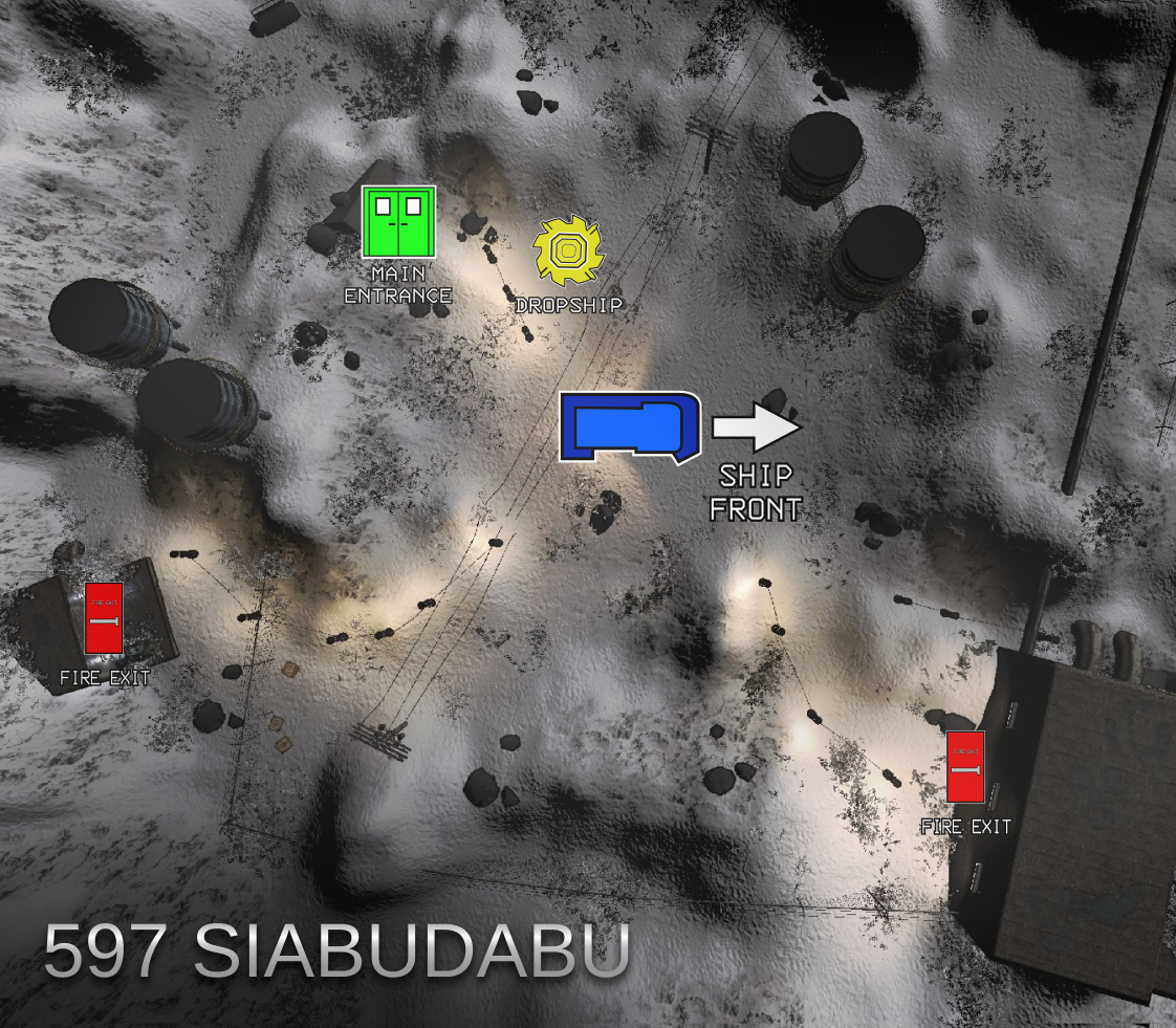 Top-down view of the Moon