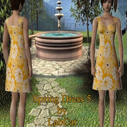 Yellow-Floral-Spring-Dress