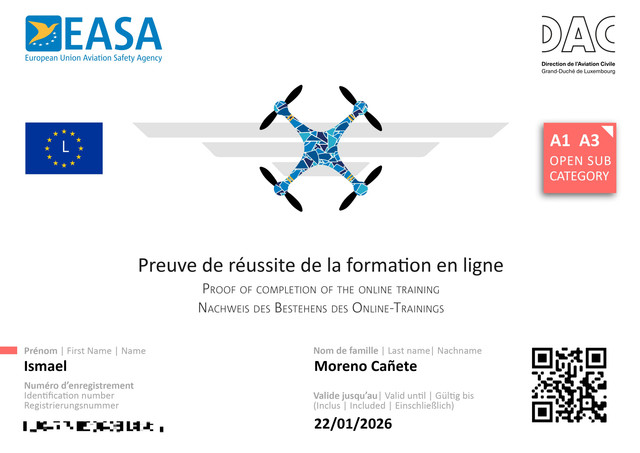 UAS Remote Pilot Open Category - A1+A3 Course