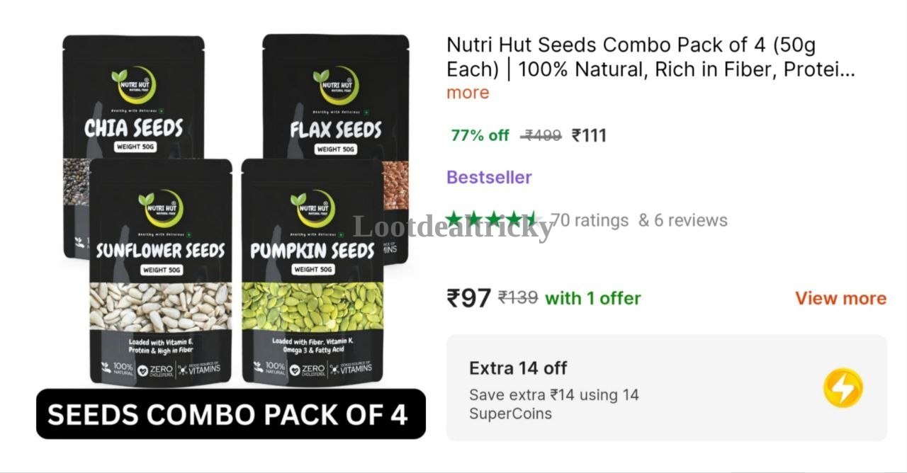 Seed Combo Pack – Just ₹111 | Lowest Price Deal Seed Combo Pack – Just ₹111 | Lowest Price Deal