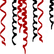 RED-WHITE-BLACK-STREAMER