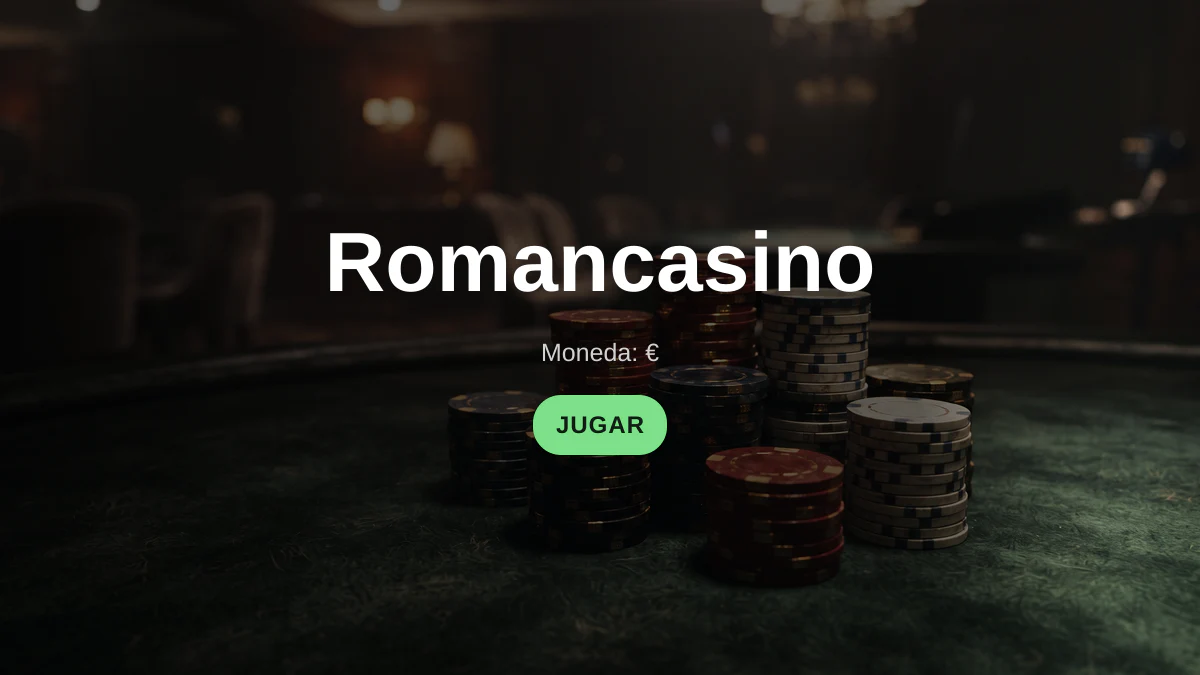 Romancasino — bono de bienvenida 100% hasta 100 EUR + 50 FS, pagos: Visa, Mastercard, Skrill, Neteller, Paysafecard Romancasino — bono de bienvenida 100% hasta 100 EUR + 50 FS, pagos: Visa, Mastercard, Skrill, Neteller, Paysafecard