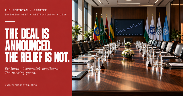 The Debt Roundtable Says Most Restructurings Are Done. Ethiopia's Bond Exchange Tells a Different Story. - GSBrief - The Meridian