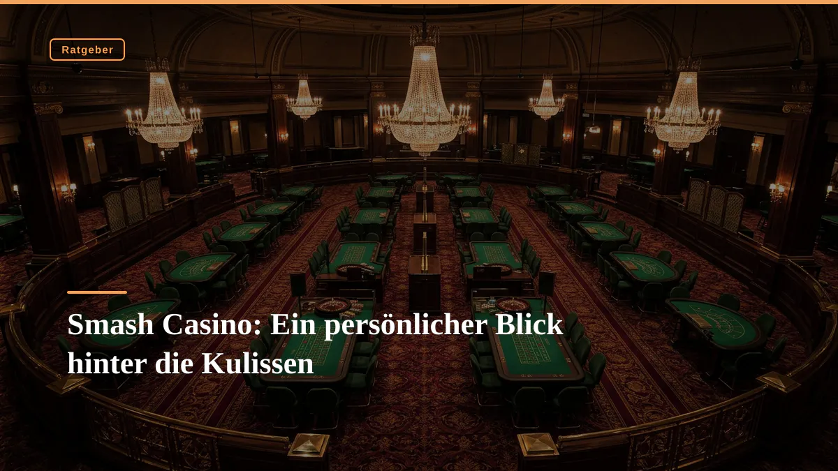 Smash Casino: Ein persönlicher Blick hinter die Kulissen