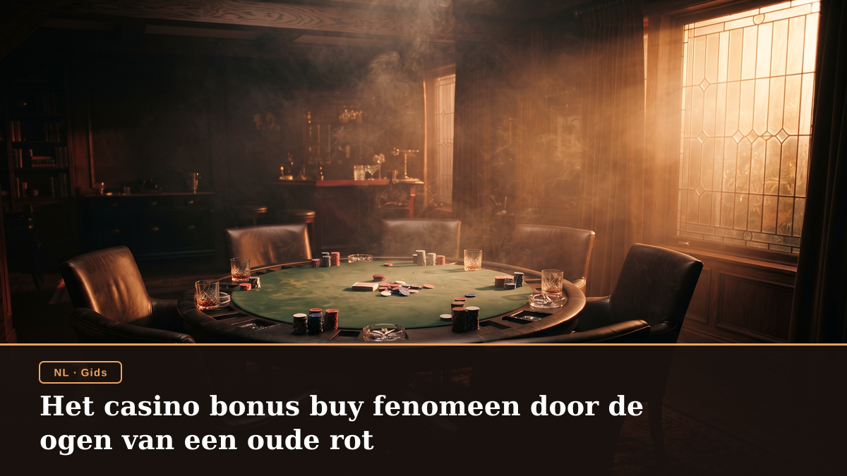 Het casino bonus buy fenomeen door de ogen van een oude rot