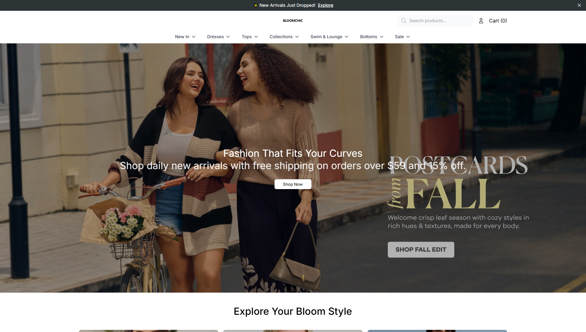 Primary capture · bloomchicfashion.shop