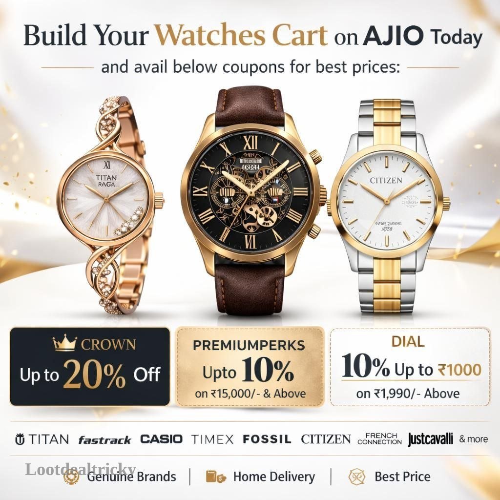 Watches Deal Alert – Just ₹15000 | Lowest Price Deal Watches Deal Alert – Just ₹15000 | Lowest Price Deal