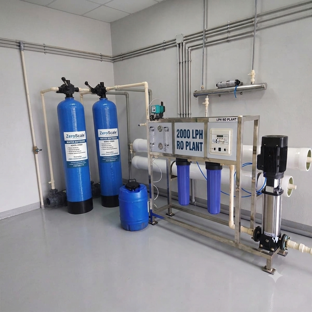 ZeroScale 5000 LPH RO plant
