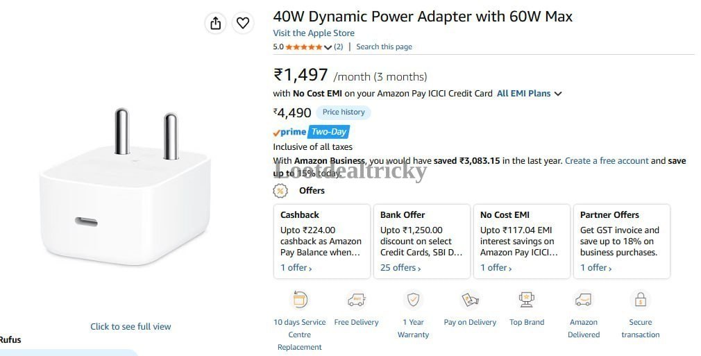 Apple 40w Power Offer Image