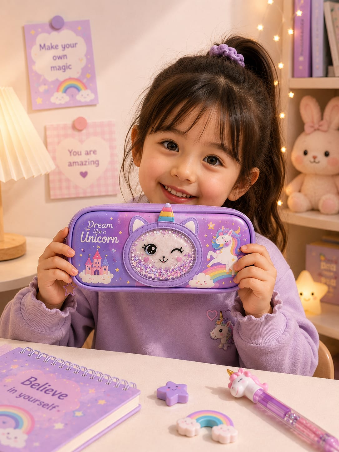 Rainbow Unicorn Pouch
