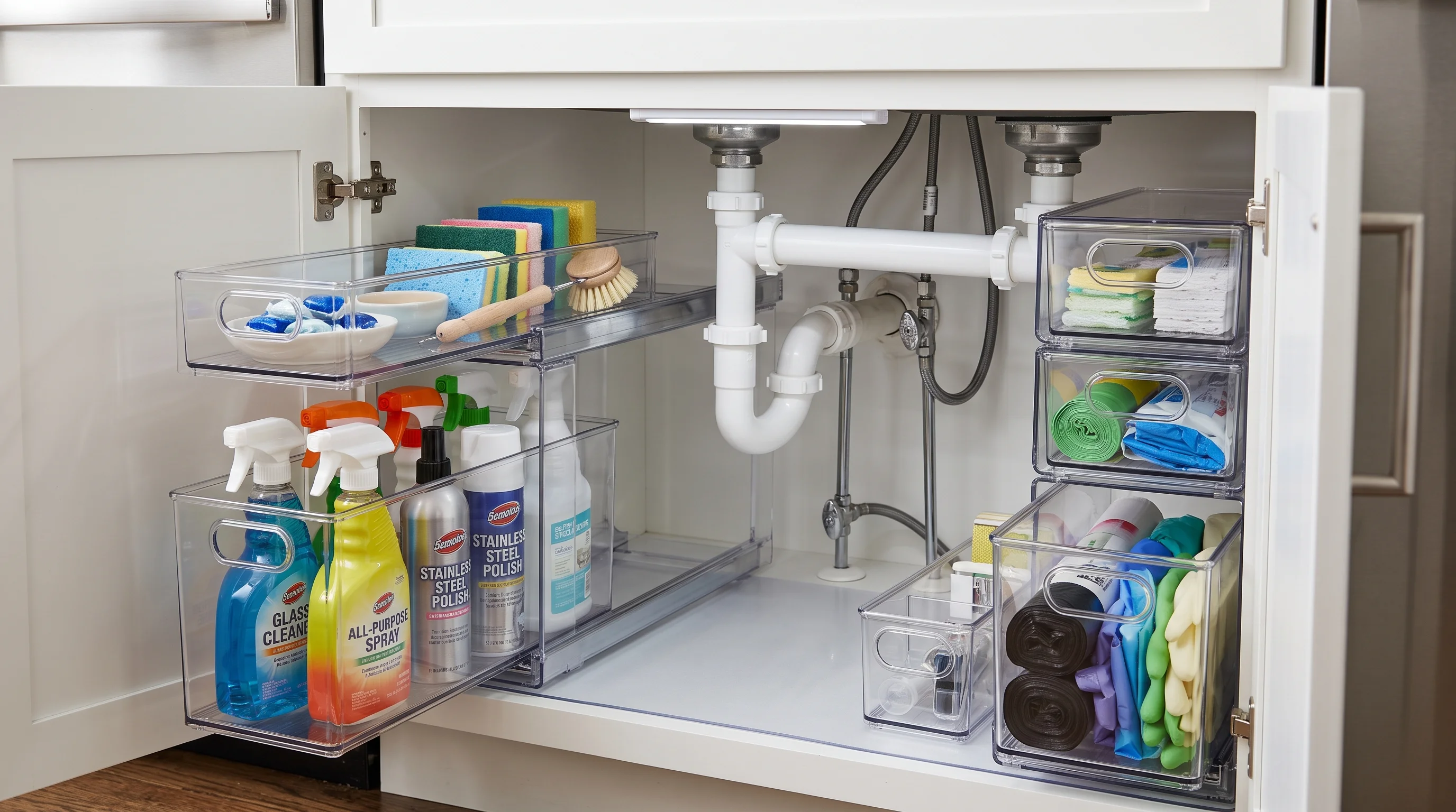 The Under-Sink Clear Pull-Out Matrix