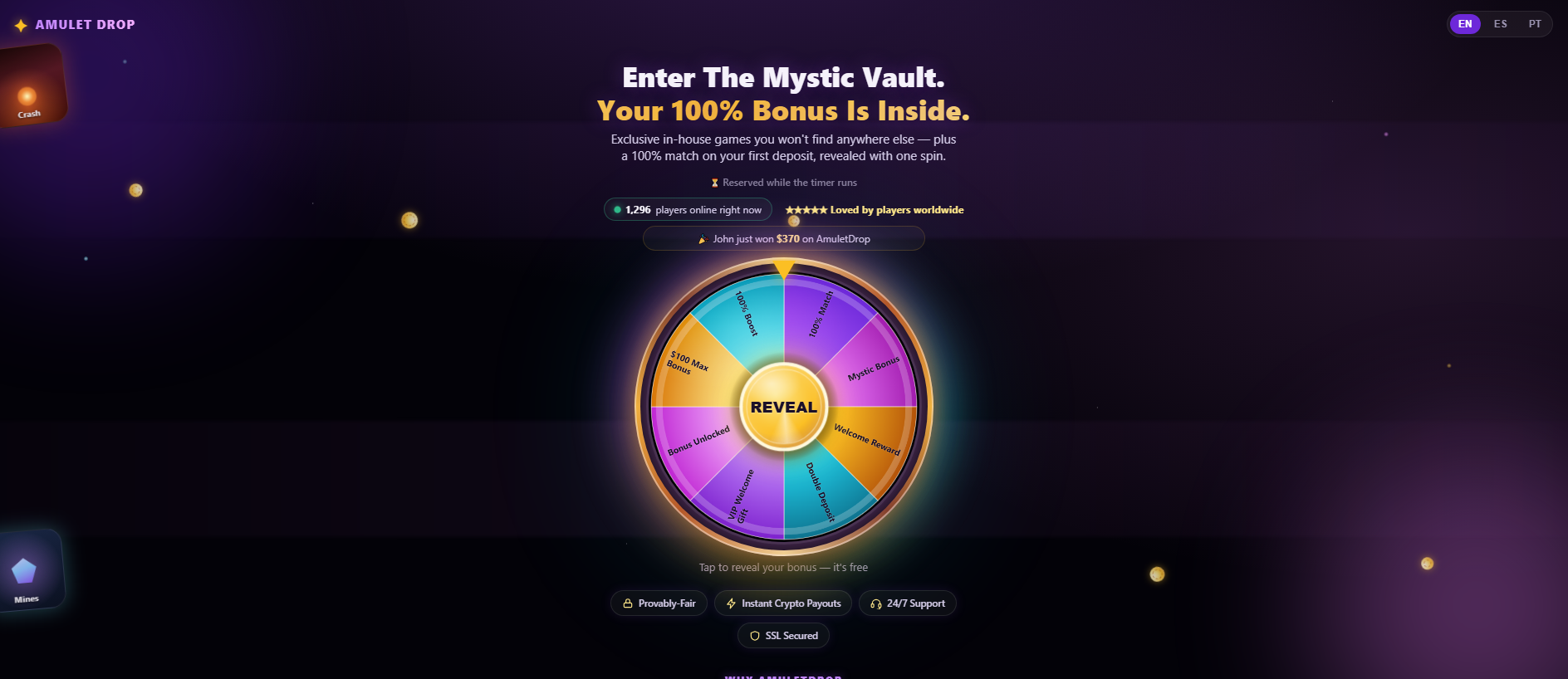 Stored capture of amuletdrop-win.xyz