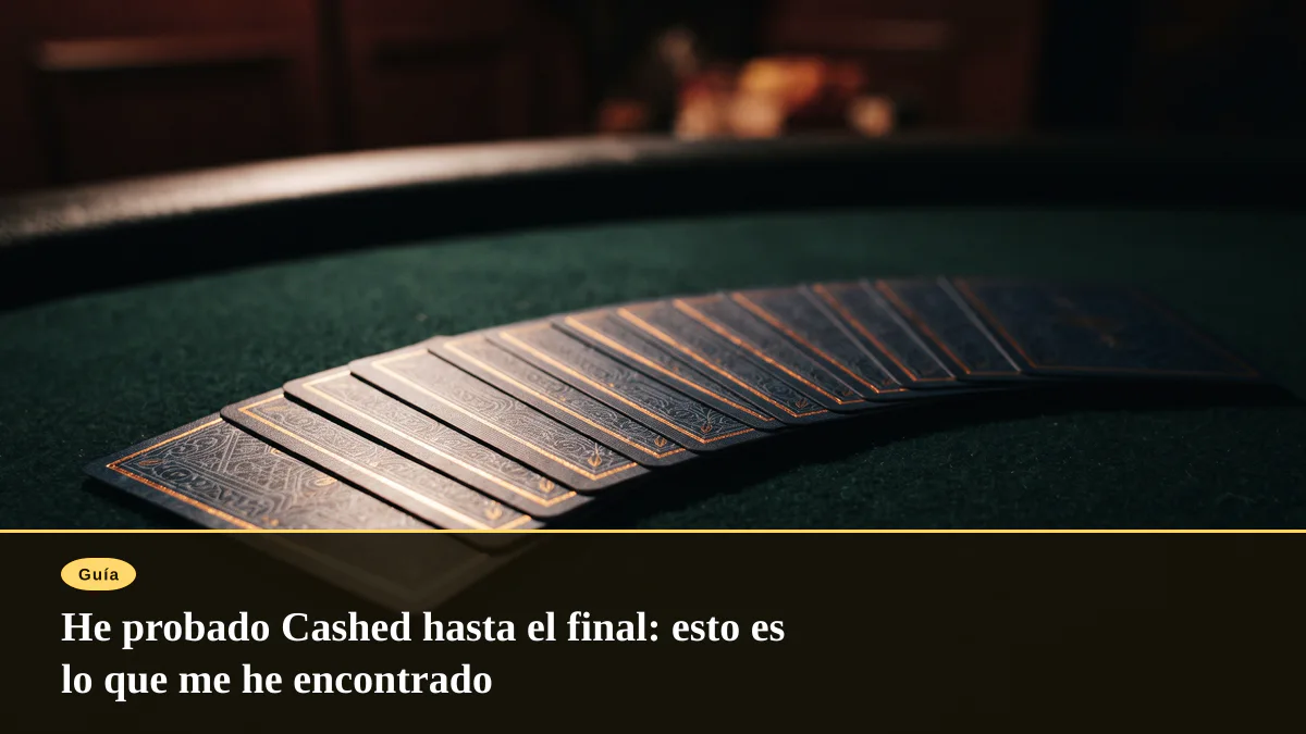 He probado Cashed hasta el final: esto es lo que me he encontrado