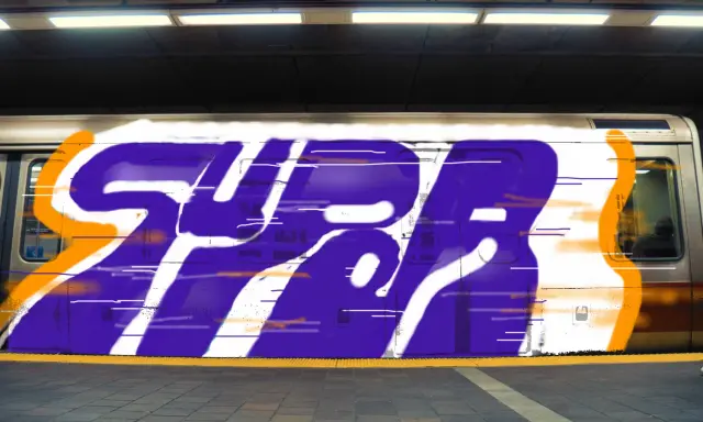 Graffiti artwork by super