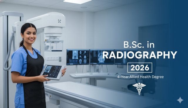 B.Sc. in Radiography 2026 | 4-Year Allied Health Degree