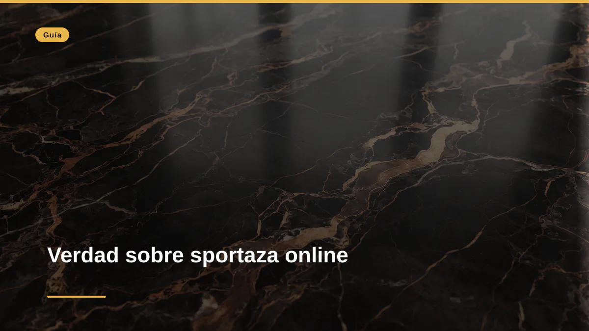 Verdad sobre sportaza online