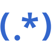 regular expression blue 184x184