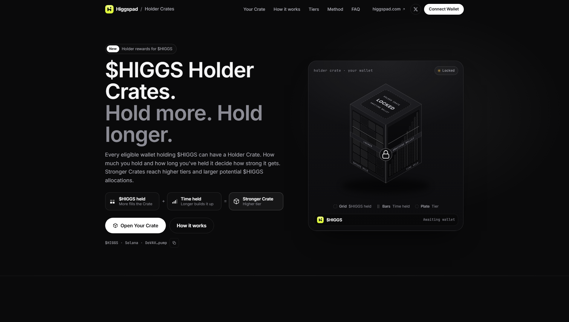 Stored capture of higgspad.app