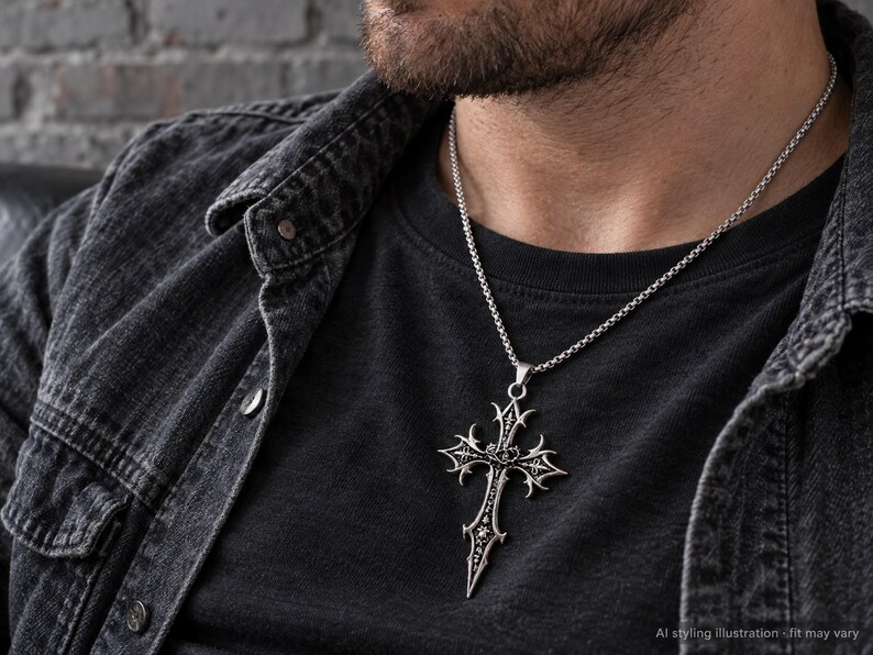 Retro Double-Sided Skull Cross - photo 5