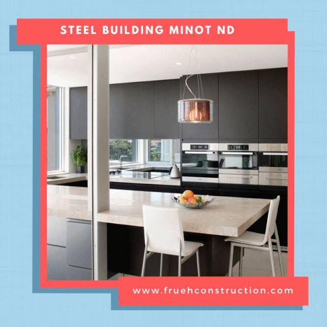 Frueh Construction is a trusted builder, constructing long-lasting steel buildings and other structures in Minot, ND to serve an array of functions. Call at 701-693-5765!