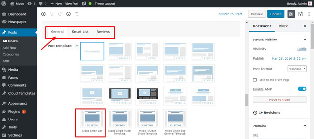 The placement is wrong probably that is the reason it doesn't work, the template was imported from cloud library