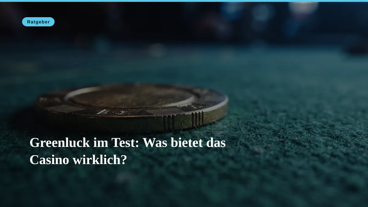 Greenluck im Test: Was bietet das Casino wirklich?