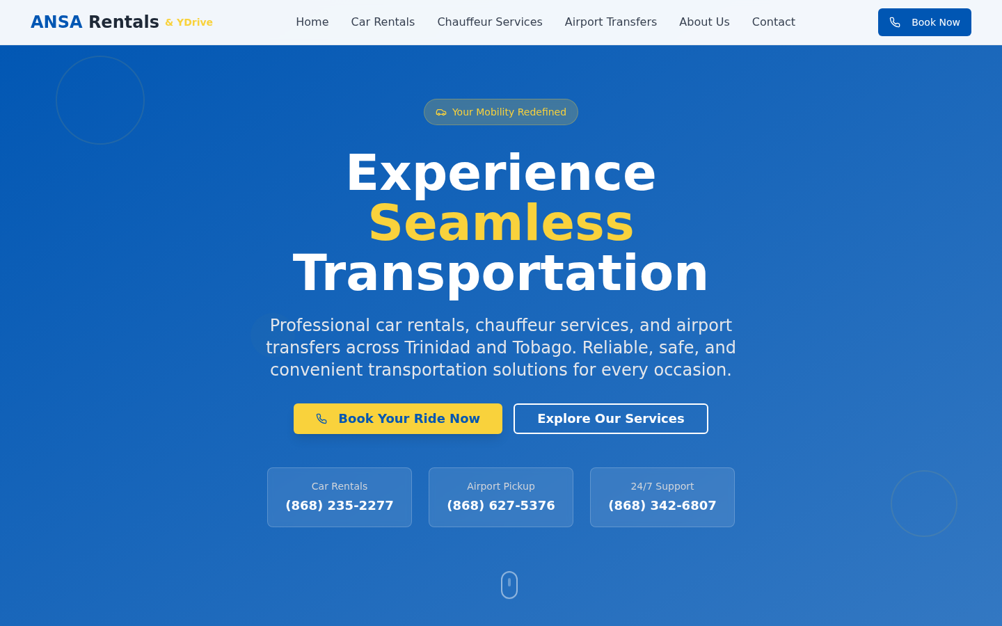 Ansa Rental Concept Website