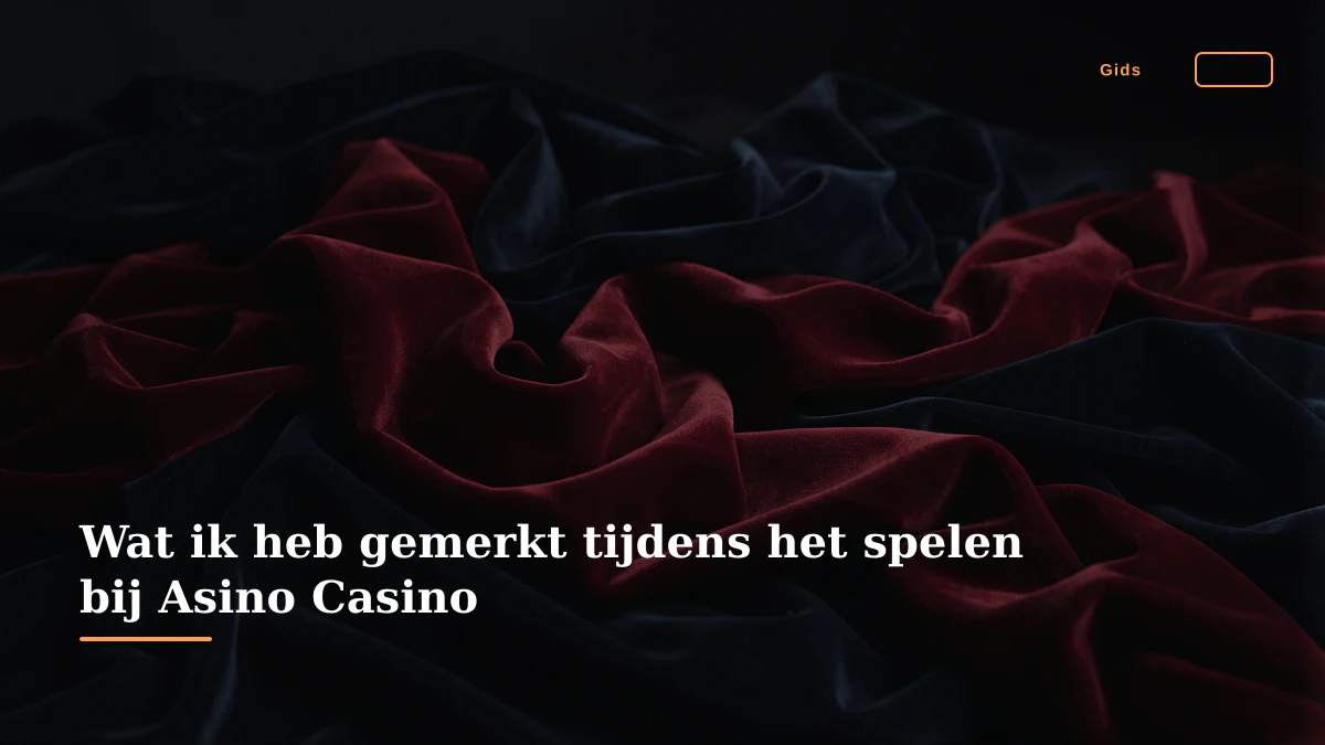 Wat ik heb gemerkt tijdens het spelen bij Asino Casino