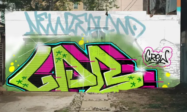 Graffiti artwork by LPBER