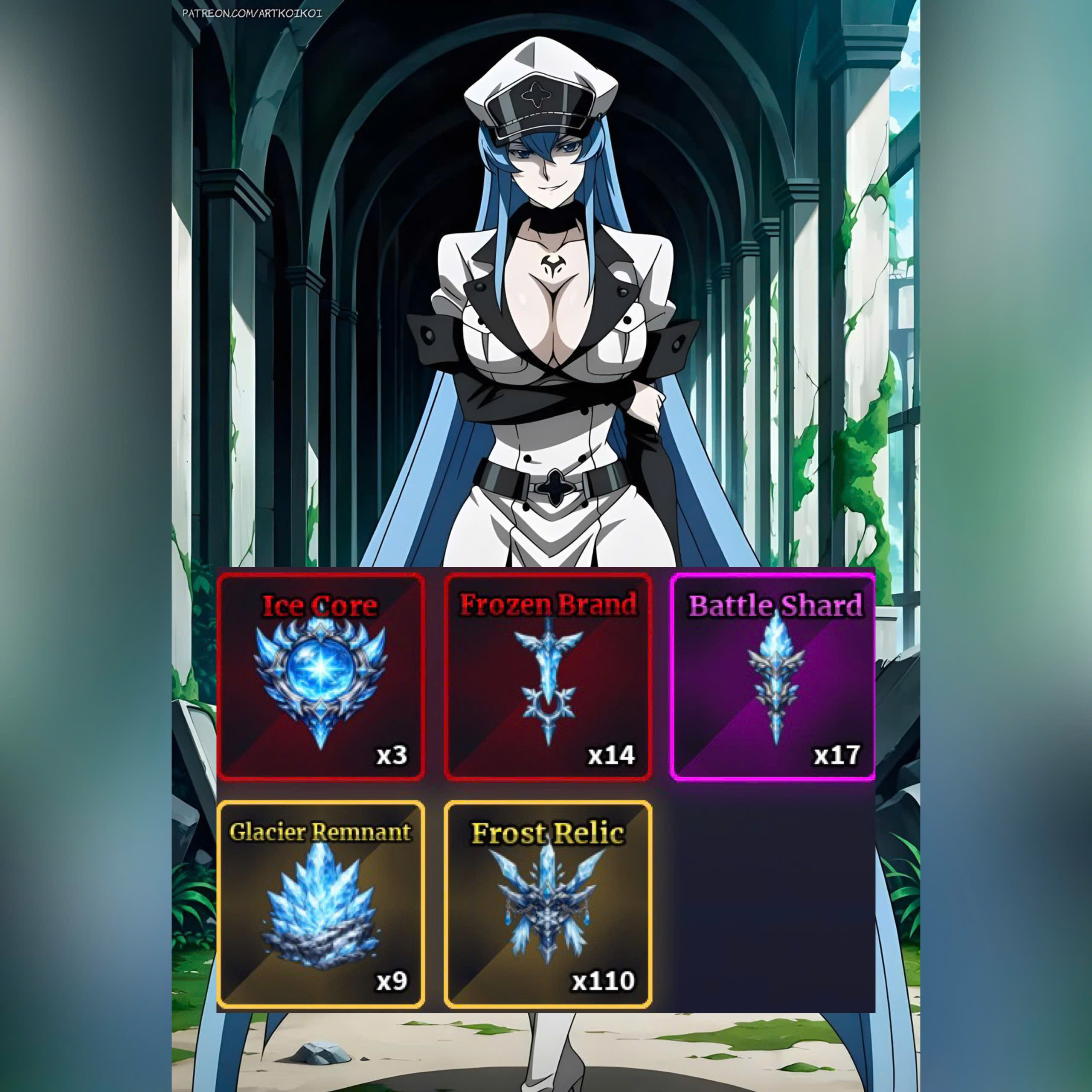 SET ICE QUEEN + F