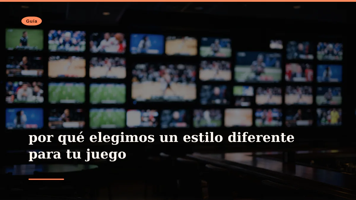 por qué elegimos un estilo diferente para tu juego