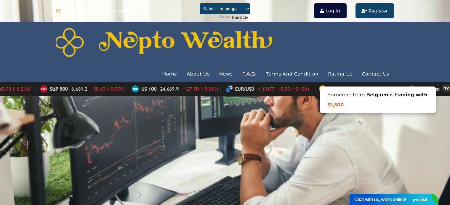 Stored capture of nepto-wealths.com