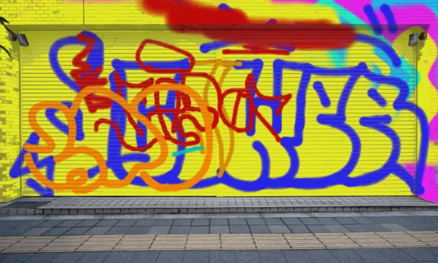 Graffiti artwork by SOLAR
