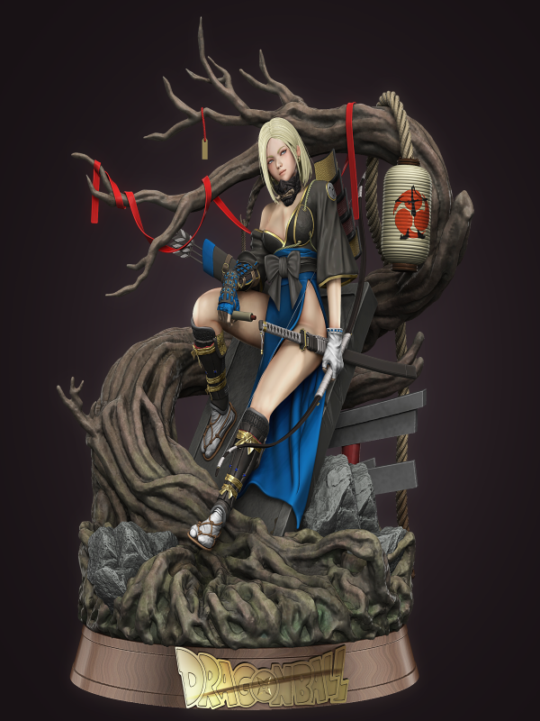 Android-18-samurai-version