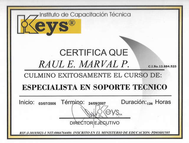Para verificación de credencial: info@keysuniversity.com
+58 212 237-6291 / 237-4996