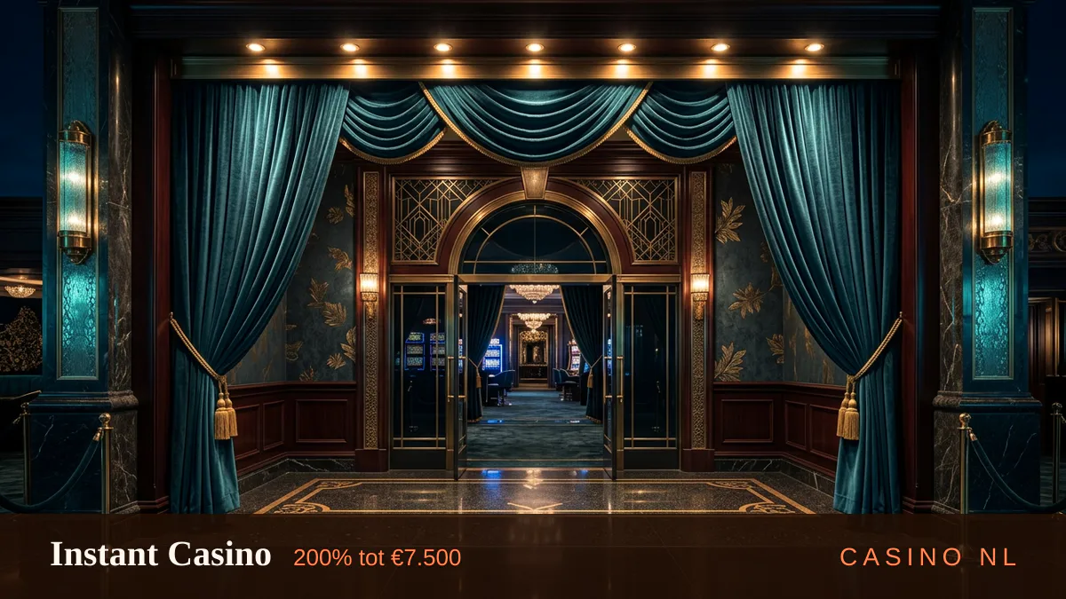 Instant Casino — welkomstbonus 200% tot €7.500 + 25 FS, betalingen: Visa, Mastercard, Sofort, Giropay, Pix
