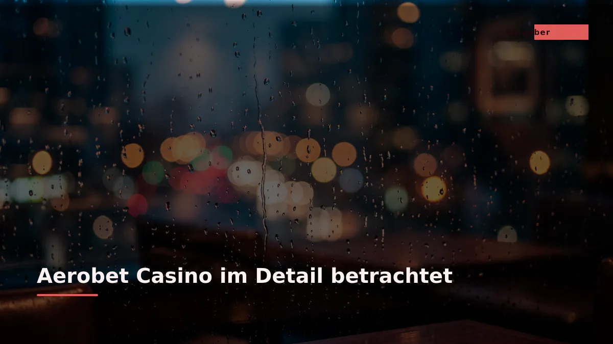 Aerobet Casino im Detail betrachtet