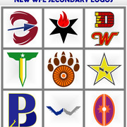 WFL Secondary Logos Display