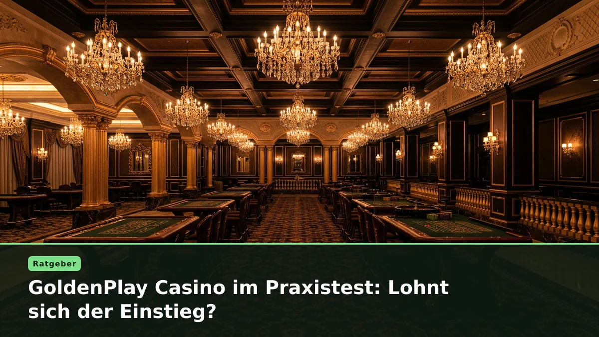 GoldenPlay Casino im Praxistest: Lohnt sich der Einstieg?