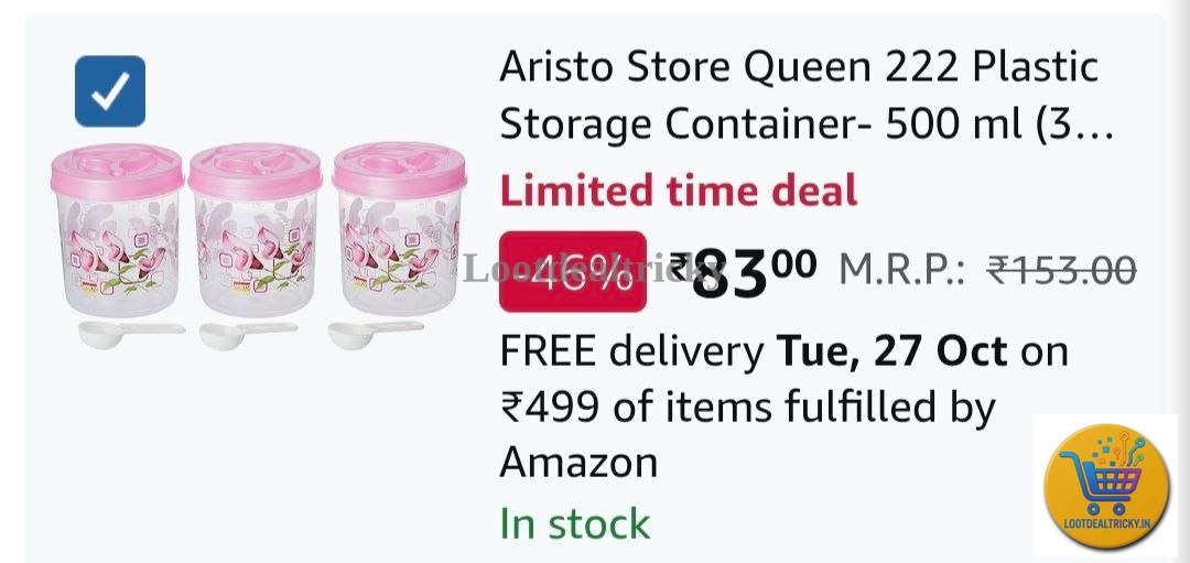 Storage Container 3 – Just ₹83 | Loot Lo Storage Container 3 – Just ₹83 | Loot Lo
