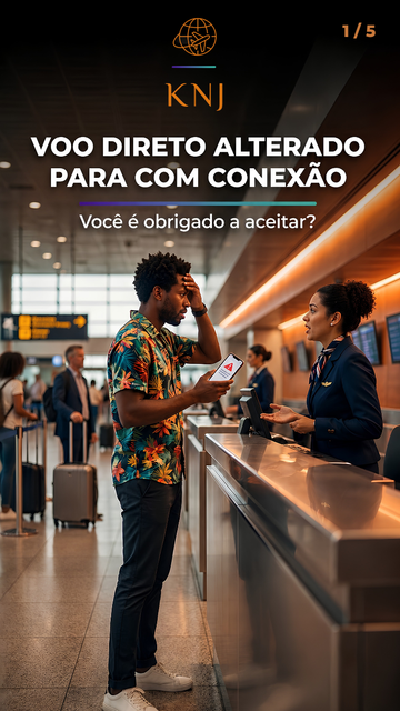Voo Direto Alterado para com Conexão