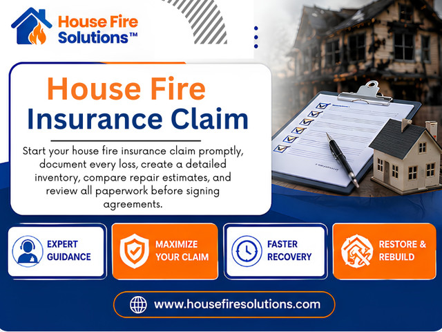 For many homeowners, filing a House Fire Insurance Claim is something they have never done before. The process can feel unfamiliar, especially when emotions are already running high. There are forms to complete, photos to gather, adjusters to meet, and repair decisions to make. It is easy to overlook something important simply because there is so much happening at once.

Official Website: https://www.housefiresolutions.com/resources/fire-insurance-claims

House Fire Solutions
Phone: (866) 934-1703

Read Our Blogs:

https://medium.com/@housefire_solutions
https://housefiresolutionsservices.mystrikingly.com/
https://housefiresolutions.jimdofree.com/

More Links:

https://www.friend007.com/housefiresolutions
https://soundcloud.com/housefiresolutions
https://www.snipesocial.co.uk/housefire_solutions
