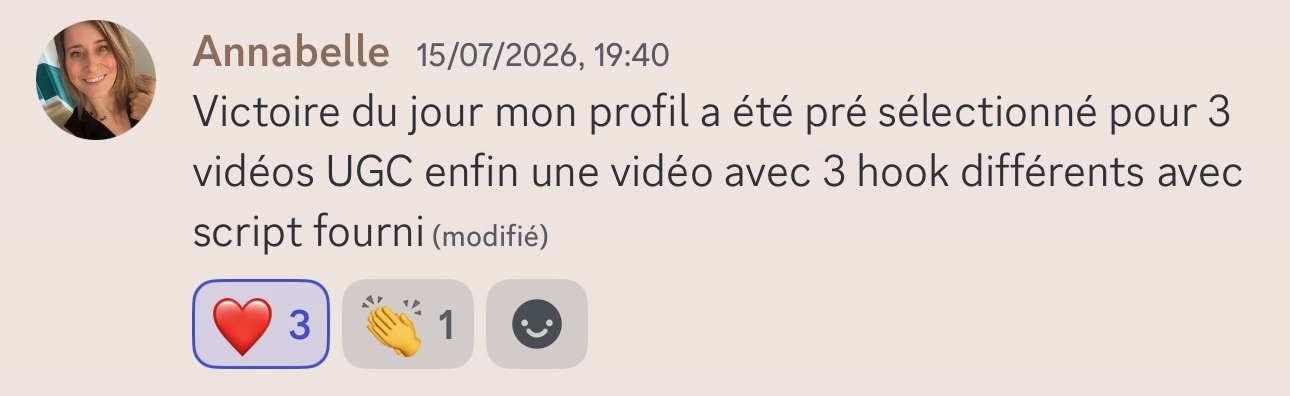 Retour d'une élève de l'UGC Lab sur ses résultats de démarchage