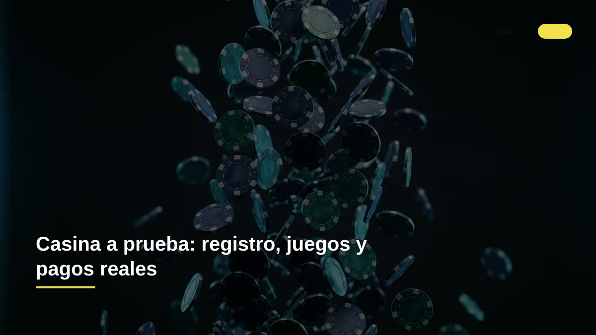 Casina a prueba: registro, juegos y pagos reales