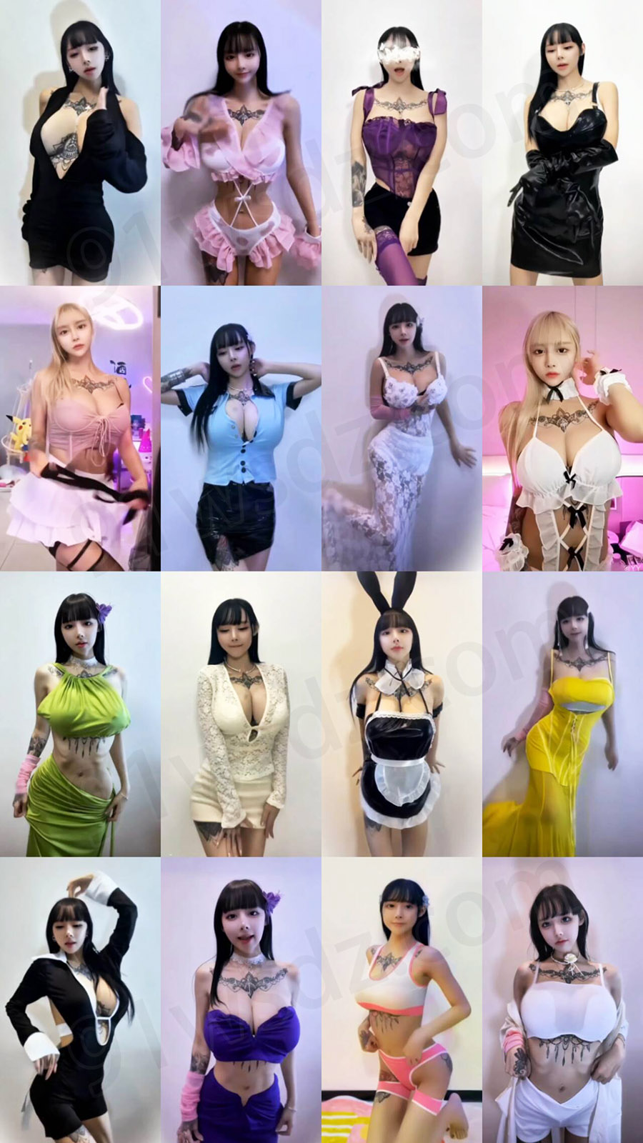 抖音|简鸽 120万粉网红细腰巨乳诱惑 16V/0.3G